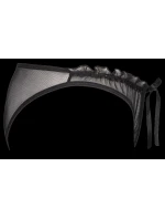 Tanga Plus Size V-8758 černá - Axami