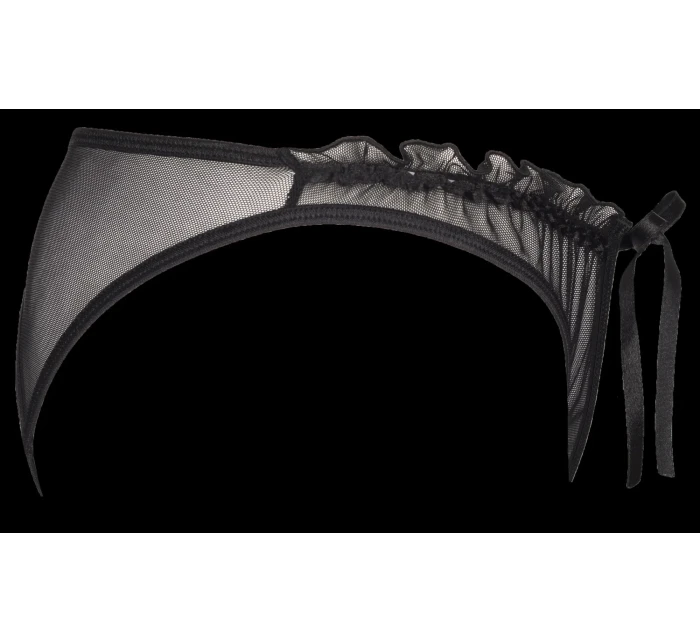 Tanga Plus Size V-8758 černá - Axami