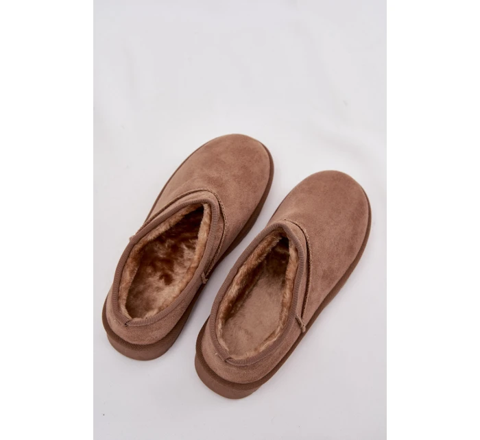 Dámské sněhule Serenne s kožešinou – hnědé Dámské sněhule Serenne s kožešinou – hnědé