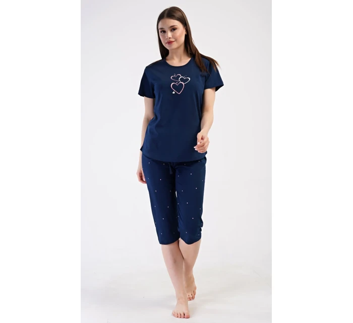 Dámské domácí šaty s tříčtvrtečním rukávem Lekníny