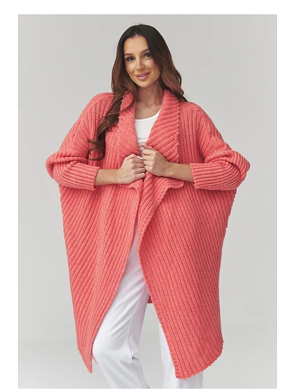 Svetr na zapínání  model 226878 Makadamia