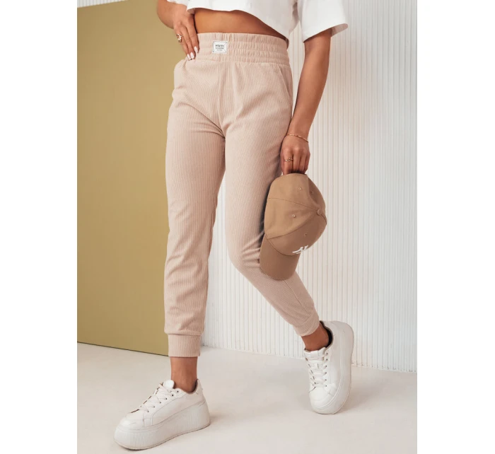 Dámské tepláky MORSI beige FashionStreet UY2039