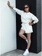 Dámský teplákový komplet PULGAR ecru FashionStreet AY1054 Dámský teplákový komplet PULGAR ecru FashionStreet AY1054