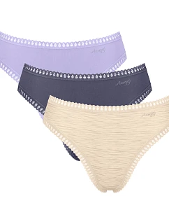 Dámské kalhotky GO Crush High leg C3P - Lilac - lila M026 - SLOGGI