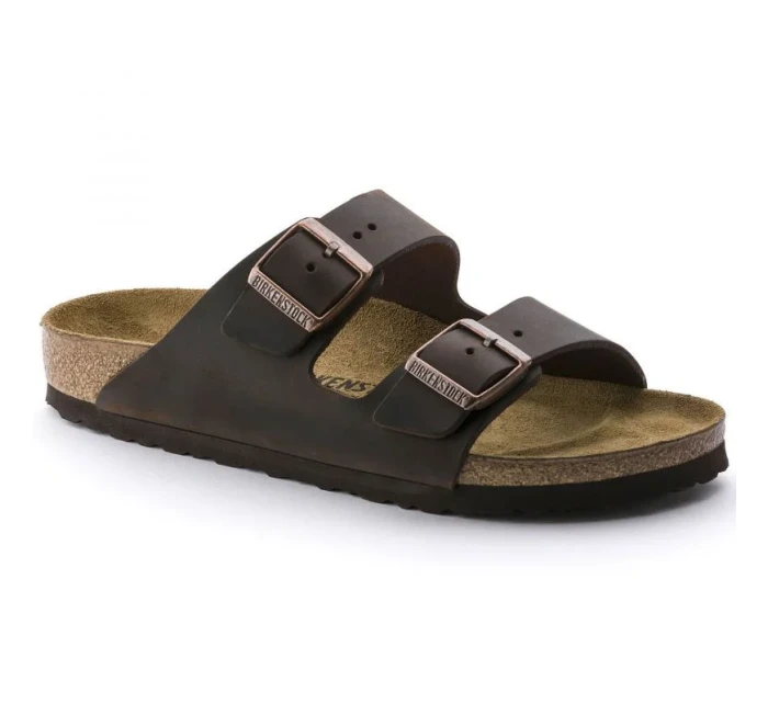 Dámské/pánské hnědé žabky Birkenstock Arizona Nubuk Habana narrow (52533) Dámské/pánské hnědé žabky Birkenstock Arizona Nubuk Habana narrow (52533)