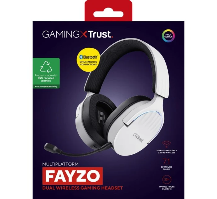 Bílá herní sluchátka model 21729921 - Trust Bílá herní sluchátka model 21729921 - Trust