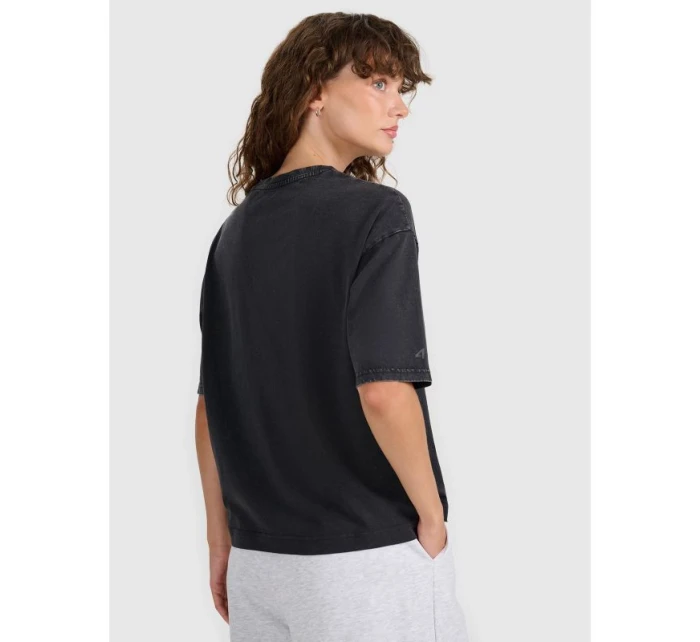 Dámské tričko oversize s potiskem 4F 4FRSS25TTSHF2747-20S Dámské tričko oversize s potiskem 4F 4FRSS25TTSHF2747-20S