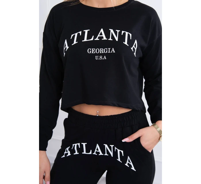 Atlanta tištěná sada černá