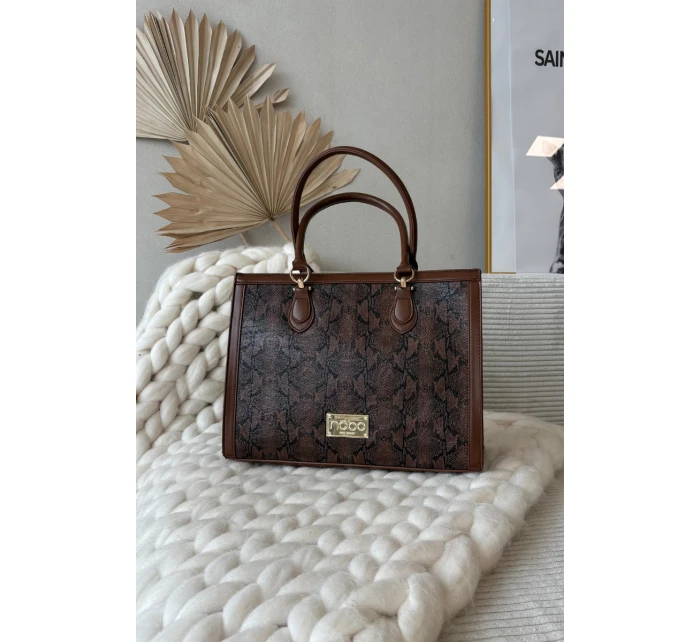 Kabelka vzor  Hnědá model 21711856 - NOBO