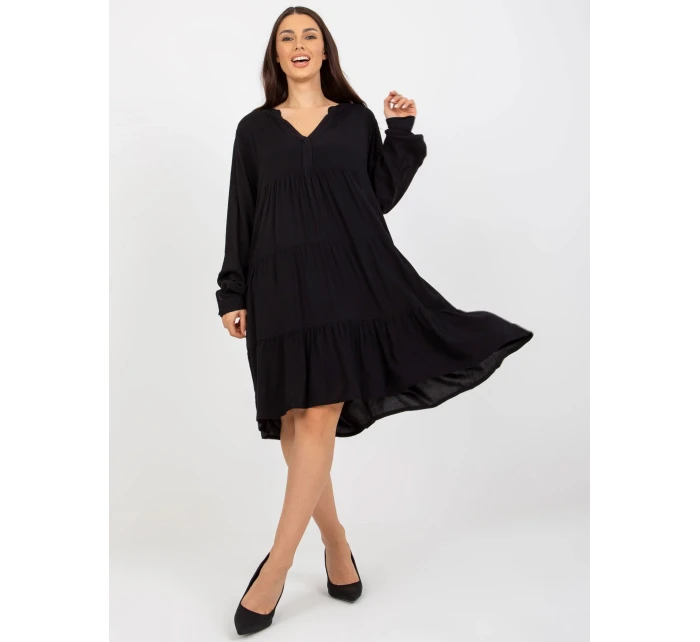 Šaty D73761M30361A černé
