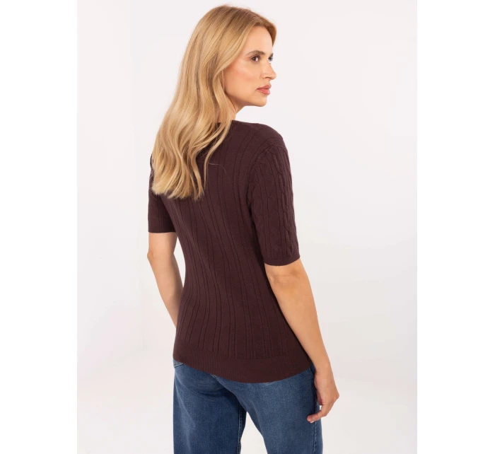 Jumper PM SW B 615.18 tmavě hnědý Jumper PM SW B 615.18 tmavě hnědý