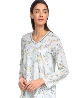 Klasické dámské pyžamo Tina  gray s model 16257670 - Vamp