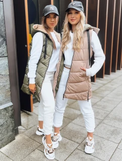 ONADE FashionStreet dámská oboustranná velbloudí vesta TY3726