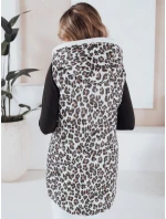 Dámská prošívaná maskáčová vesta ELMERA bílá FashionStreet TY5028