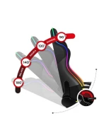 Herní židle Force model 21325984 Black RGB - Huzaro