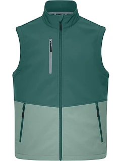 Daiber JN 1888 3-vrstvá softshellová vesta 02.1888 industrial green/foggy green