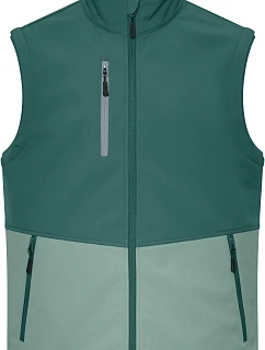 Daiber JN 1888 3-vrstvá softshellová vesta 02.1888 industrial green/foggy green