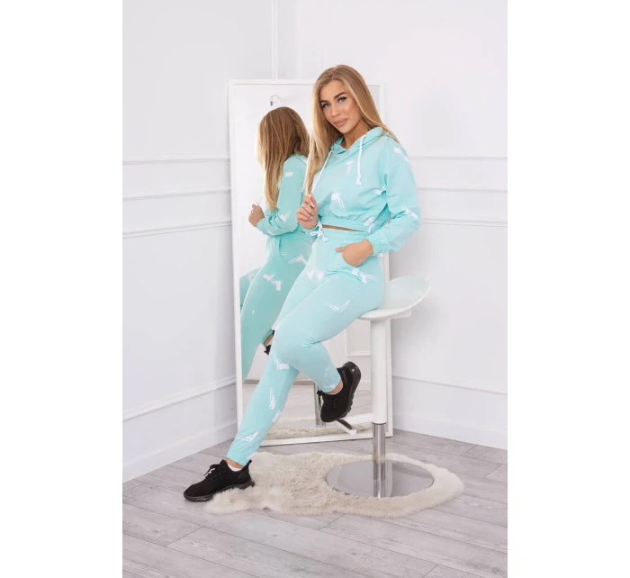 Sada s potiskem pistole mint Sada s potiskem pistole mint