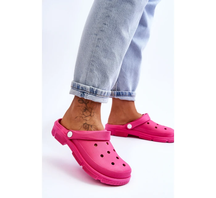 Dámské gumové Crocs Fuchsie model 21618582 - Boto