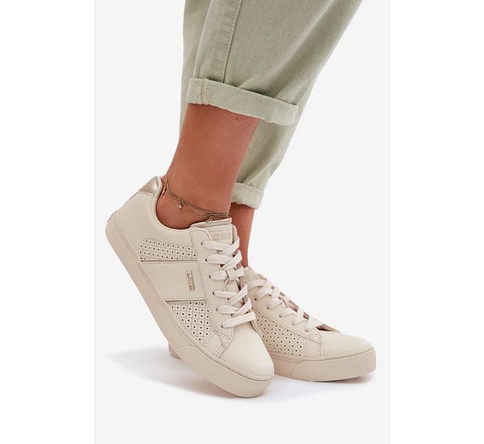 Dámské síťované tenisky Big Star TT274292 Béžové