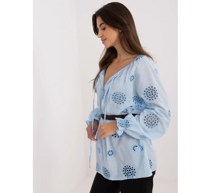 Halenka LK BZ 509747.80 světle modrá Halenka LK BZ 509747.80 světle modrá