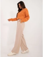 Spodnie LK SP model 20459100 beżowy - FPrice Spodnie LK SP model 20459100 beżowy - FPrice