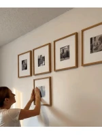 Personalizovaný magický fotoobraz v rámu - 30x40 - výřez fotky na podkladu 