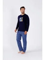 Pánské pyžamo ROY 1471 šedé - M-Max