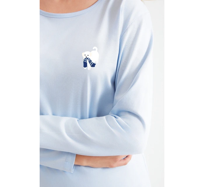 3511 DÁMSKÉ DLOUHÉ PYŽAMO ZOLA S-XL