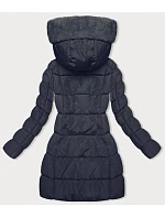 Tmavě modrá zimní bunda s kapucí model 21246055 - LHD