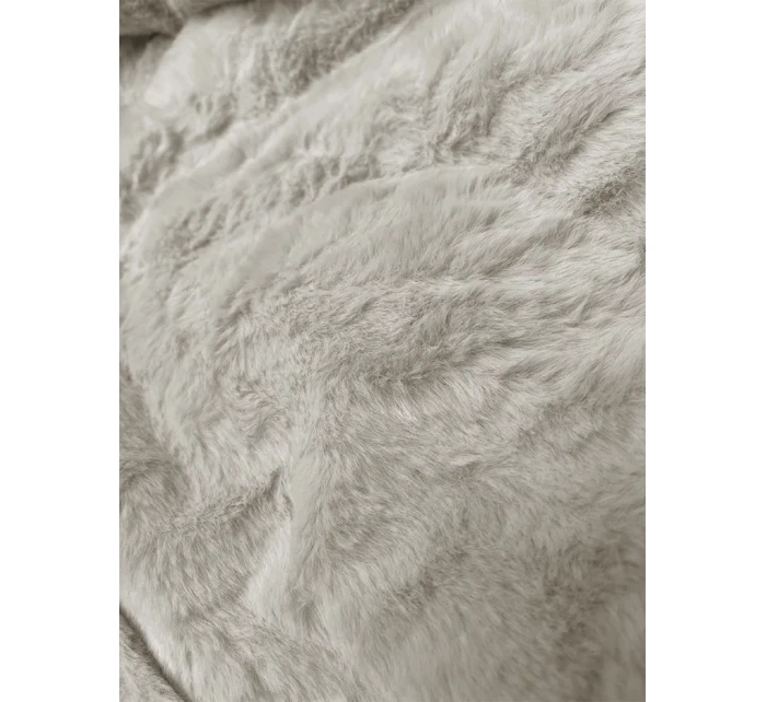 Dámská zimní bunda ve velbloudí barvě s kapucí Glakate model 21247465 - Miss TiTi