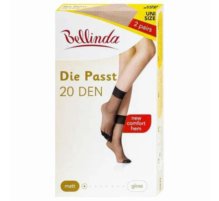 ponožky 2 páry DIE SOCKS 20 DEN  model 15437142 - Bellinda