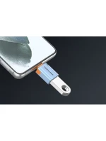 Adaptér USB 3.1 Vention USB-C na USB-A OTG se šňůrkou z hliníkové slitiny Adaptér USB 3.1 Vention USB-C na USB-A OTG se šňůrkou z hliníkové slitiny