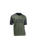 Cyklistické tričko NORTHWAVE Edge Jersey Short Sleeve – zelené/černé