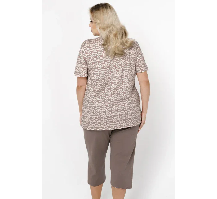 Italská móda Ramira cr.r. sp.3/4 barva:print/cappuccino