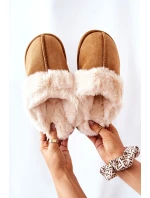 Dámské Pantofle s Kožešinou Camel model 21563577 - Boto Dámské Pantofle s Kožešinou Camel model 21563577 - Boto