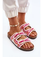 Dámské Bílé Sandály Na Korkové Podrážce model 21649751 - Boto Dámské Bílé Sandály Na Korkové Podrážce model 21649751 - Boto