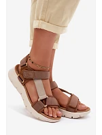 Dámské sportovní sandály model 22149811 hnědé - Artiker