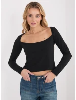 Bluzka WT BZ model 21875396 czarny - FPrice Bluzka WT BZ model 21875396 czarny - FPrice