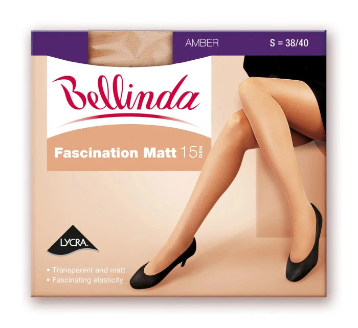 Punčochové kalhoty FASCINATION MATT 15 DEN Černá - BELLINDA Punčochové kalhoty FASCINATION MATT 15 DEN Černá - BELLINDA