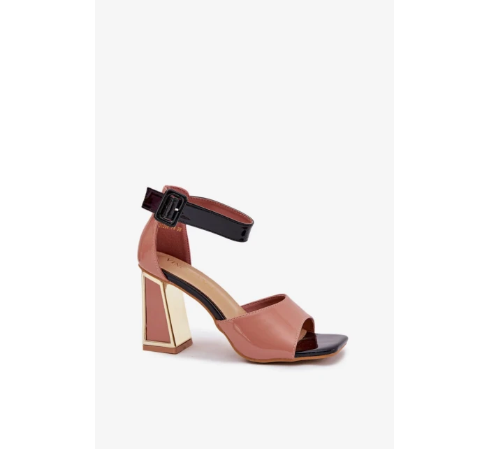 Sandály na podpatku model 212824 Step in style Sandály na podpatku model 212824 Step in style