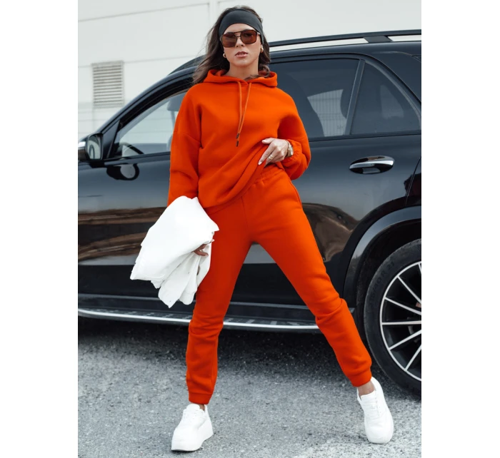 KSENIIA PREMIUM dámská tepláková souprava v oranžové barvě FashionStreet AY1095