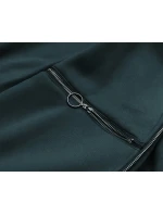 Tmavě zelená vypasovaná dámská mikina model 21292035 - LHD