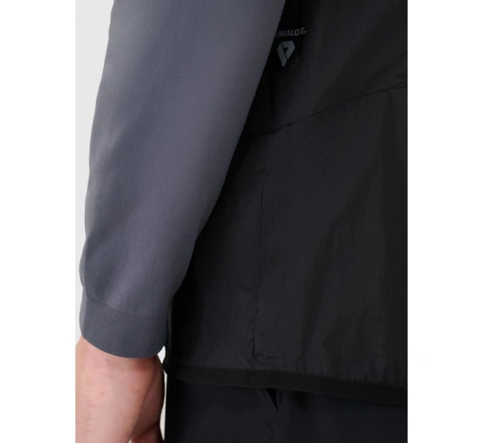 Pánská péřová trekingová vesta s výplní Primaloft Black 4F 4FWSS25TVJAM177-22S pánské Pánská péřová trekingová vesta s výplní Primaloft Black 4F 4FWSS25TVJAM177-22S pánské