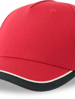 Atlantis Headwear Kid Star-S Dětská 5 panelová kšiltovka 33.0249 red/navy