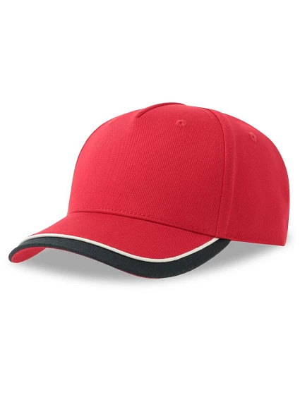 Atlantis Headwear Kid Star-S Dětská 5 panelová kšiltovka 33.0249 red/navy Atlantis Headwear Kid Star-S Dětská 5 panelová kšiltovka 33.0249 red/navy