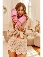 Dámské Pantofle Na Platformě Big Star model 21694572 Růžové - Big Star Shoes Dámské Pantofle Na Platformě Big Star model 21694572 Růžové - Big Star Shoes