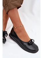 Kožené dámské polobotky model 22069739 Černé - Zazoo Kožené dámské polobotky model 22069739 Černé - Zazoo