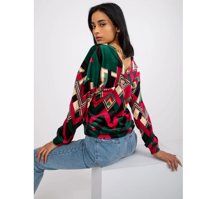 Halenka DHJ BZ 6550 4.40 tmavě zelená Halenka DHJ BZ 6550 4.40 tmavě zelená