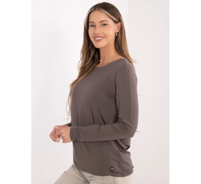 Bluzka RV BZ A model 21801765 szaro beżowy - FPrice Bluzka RV BZ A model 21801765 szaro beżowy - FPrice